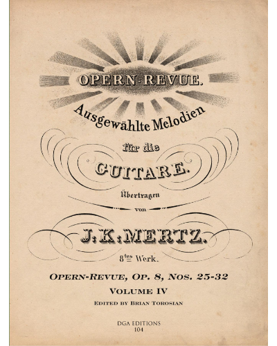 Opern-Revue, Vol. 4, op. 8 Nos. 25-32