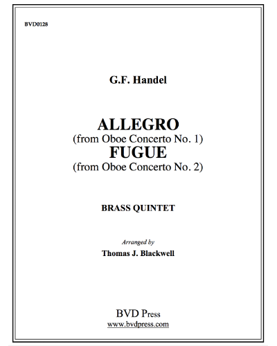 'Allegro' (from 'Oboe Concerto No. 1') & 'Fugue' (from 'Oboe Concerto No. 2')