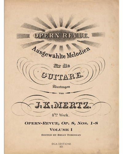 Opern-Revue, Vol. 1, op. 8 Nos. 1-8