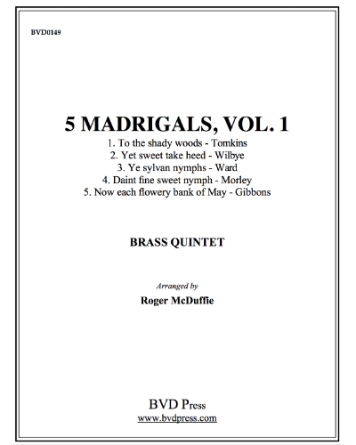 5 Madrigals, Vol. 1