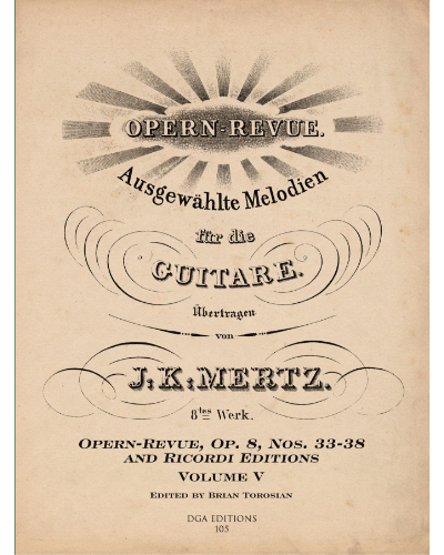 Opern-Revue, Vol. 5, op. 8 Nos. 33-36