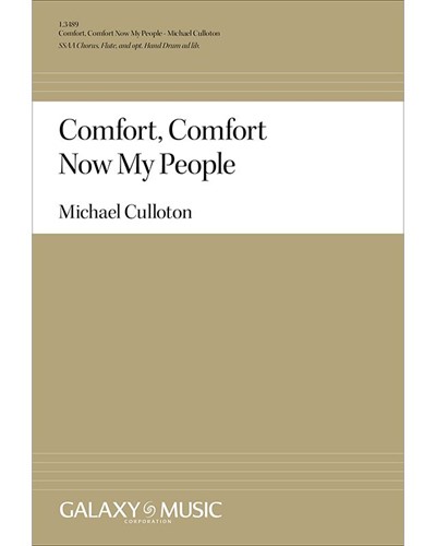 Comfort, Comfort Now My People